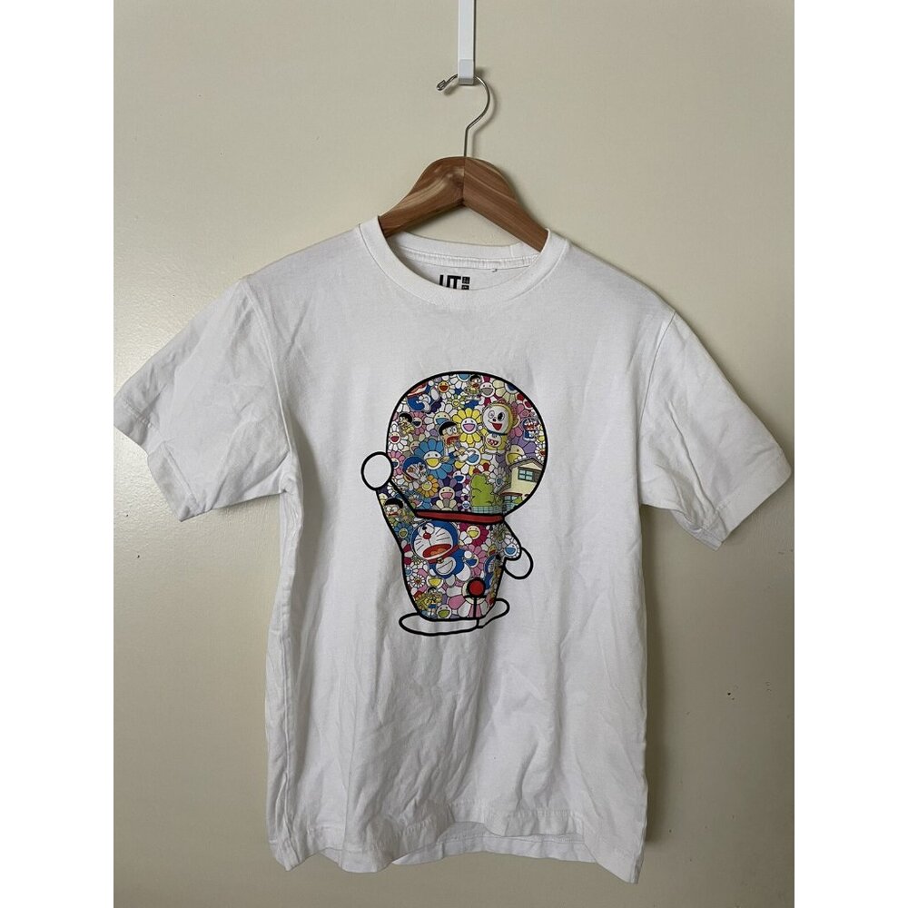 Takashi Murakami Doraemon x Uniqlo Tokyo 2017 Pocket T-shirt Mens Size XS